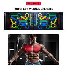 Load image into Gallery viewer, 14 in 1 Push-Up Rack Board Training Sport Workout Fitness Gym Equipment Push Up Stand for ABS Abdominal Muscle Building Exercise