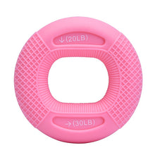 Load image into Gallery viewer, Silicone Adjustable Hand Grip 20-80LB Gripping Ring Finger Forearm Trainer Carpal Expander Muscle Workout Exercise Gym Fitness