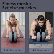 Load image into Gallery viewer, Booster Abdominal Wheel Home Gym Roller AB Roller Gymnastic Wheel Fitness Abdomen Training Sports Equipment for ABs Body Shaping