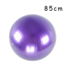 Load image into Gallery viewer, PVC Fitness Balls Yoga Ball Thickened Explosion-proof Exercise Home Gym Pilates Equipment Balance Ball 45cm/55cm/65cm/75cm/85cm