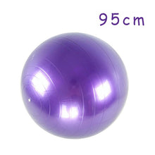 Load image into Gallery viewer, PVC Fitness Balls Yoga Ball Thickened Explosion-proof Exercise Home Gym Pilates Equipment Balance Ball 45cm/55cm/65cm/75cm/85cm