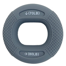 Load image into Gallery viewer, Silicone Adjustable Hand Grip 20-80LB Gripping Ring Finger Forearm Trainer Carpal Expander Muscle Workout Exercise Gym Fitness