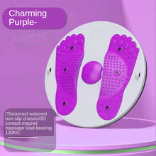 Load image into Gallery viewer, Waist Twisting Disc Unisex Waist Trainer Abdominal Exercise Foot Massage Plate Workout Home Gym Body Building Fitness Equipment