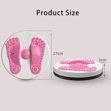 Load image into Gallery viewer, Waist Twisting Disc Unisex Waist Trainer Abdominal Exercise Foot Massage Plate Workout Home Gym Body Building Fitness Equipment