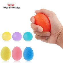 Load image into Gallery viewer, WorthWhile Silica Gel Hand Grip Ball Egg Men Women Gym Fitness Finger Heavy Exerciser Strength Muscle Recovery Gripper Trainer
