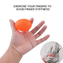 Load image into Gallery viewer, WorthWhile Silica Gel Hand Grip Ball Egg Men Women Gym Fitness Finger Heavy Exerciser Strength Muscle Recovery Gripper Trainer
