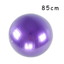 Load image into Gallery viewer, PVC Fitness Balls Yoga Ball Thickened Explosion-proof Exercise Home Gym Pilates Equipment Balance Ball 45cm/55cm/65cm/75cm/85cm
