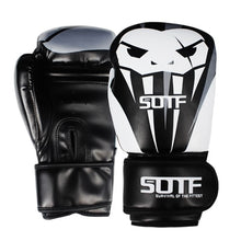 Load image into Gallery viewer, SUOTF MMA Fierce fighting Boxing Sports Leather Gloves Tiger Muay Thai boxing pads fight Women/Men sanda boxe thai glove box mma
