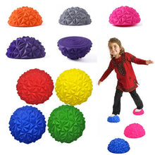 Load image into Gallery viewer, 1Pcs Half Sphere Yoga Balls Balance Stepping Stones Kids Boys Girls Children Adult Games Fitness Massage Sports Entertainment
