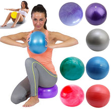 Load image into Gallery viewer, New 25cm Yoga Ball Exercise Gymnastic Fitness Pilates Ball Balance Exercise Gym Fitness Yoga Core Ball Indoor Training Yoga Ball
